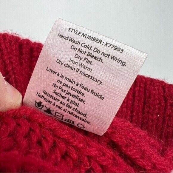 Xirena Apres Ski Striped Rainbow Alpaca Blend Oversized Size XS - Picture 9 of 9